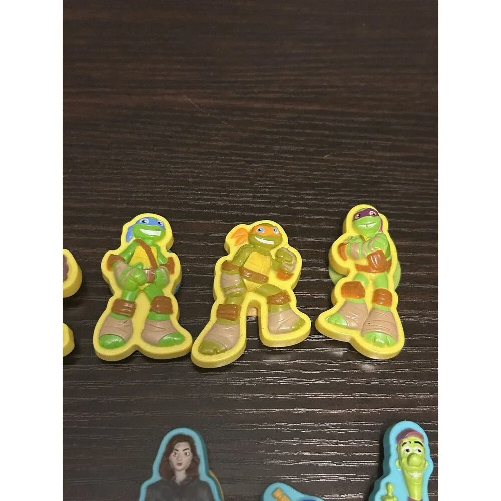 Lot of 19 Character Suction Cup Toys TMNT Wreck It Ralph Mixed McDonald’s Disney